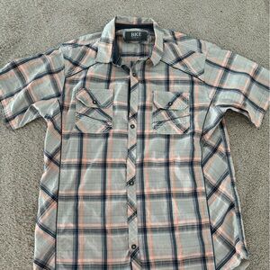 Men’s Buckle brand BKE slim fit button up shirt